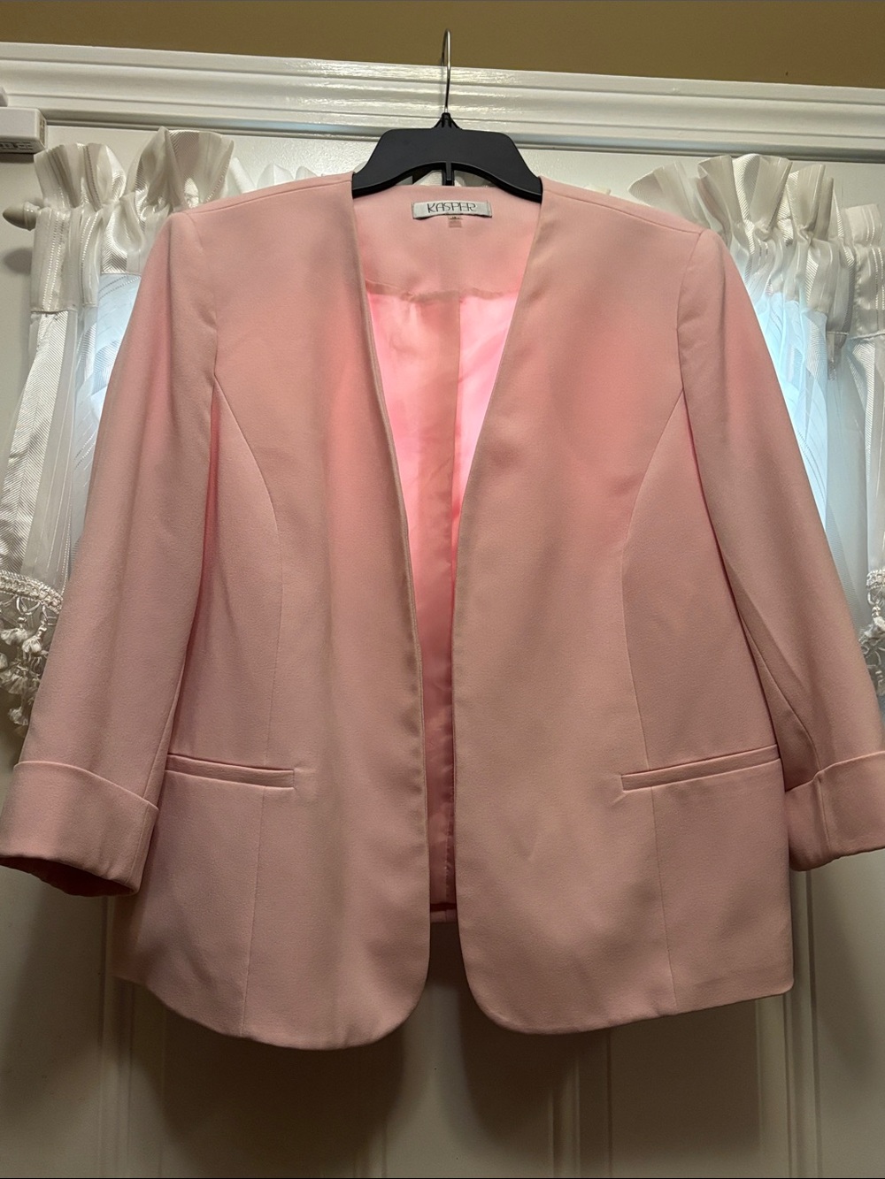Kasper Open-Front Blazer